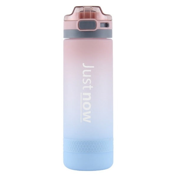 Gourde Sport Tritan 1 litre avec paille et marquage du temps, grande gourde avec