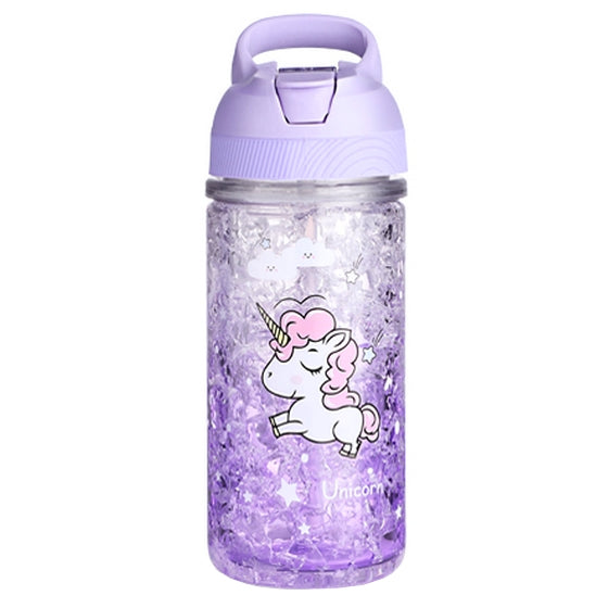 Gourde Enfant Life Is Good 14 Oz Acier Inoxydable - Rose Paille - Bubblegum