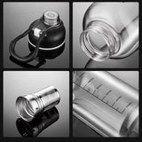 Gourde en verre bouchon sport