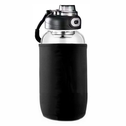 Gourde en verre bouchon sport