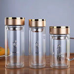 Thermos en verre double paroi