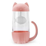 Mug isotherme chat en verre