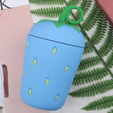 Gourde en verre Fraise bleue