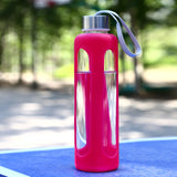 bouteille en verre silicone